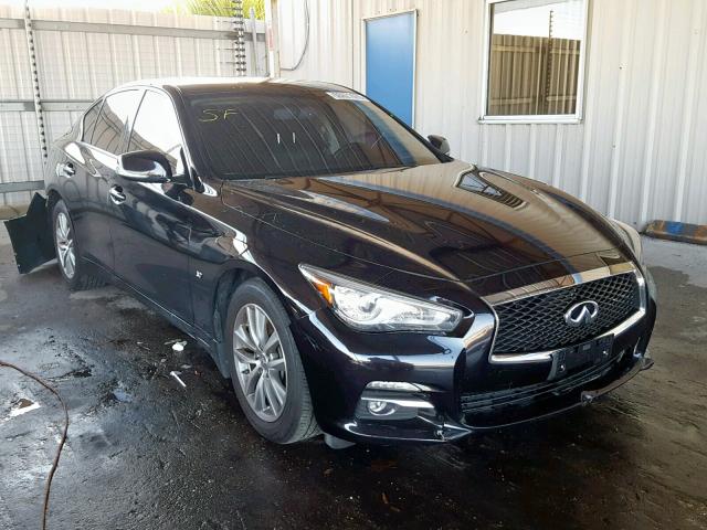 JN1BV7AR5FM395703 - 2015 INFINITI Q50 BASE BLACK photo 1