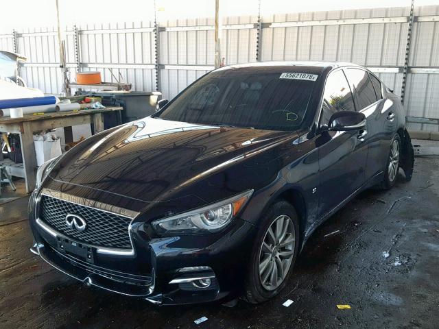 JN1BV7AR5FM395703 - 2015 INFINITI Q50 BASE BLACK photo 2