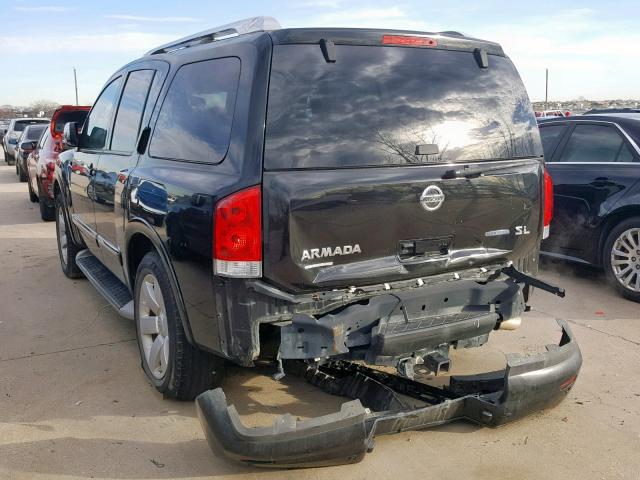 5N1BA0ND5CN604177 - 2012 NISSAN ARMADA SV BLACK photo 3