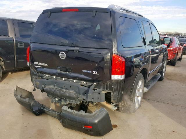 5N1BA0ND5CN604177 - 2012 NISSAN ARMADA SV BLACK photo 4