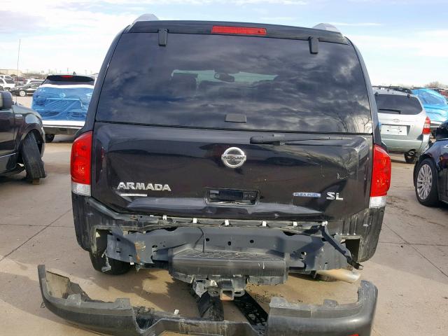 5N1BA0ND5CN604177 - 2012 NISSAN ARMADA SV BLACK photo 9