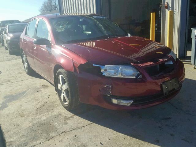 1G8AL55B47Z187651 - 2007 SATURN ION LEVEL MAROON photo 1