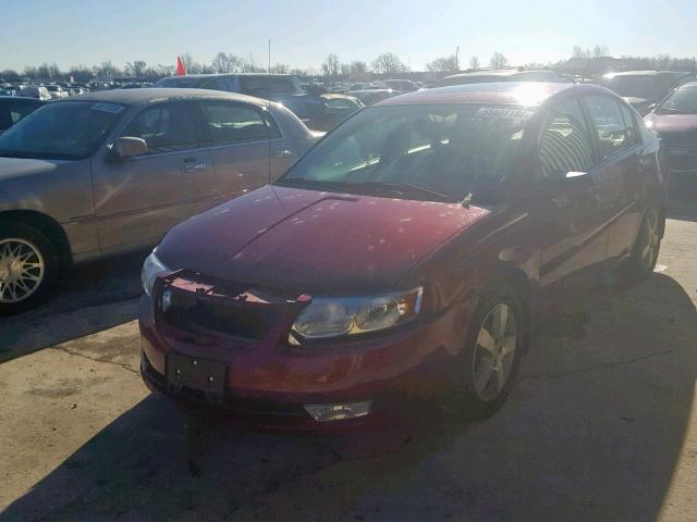 1G8AL55B47Z187651 - 2007 SATURN ION LEVEL MAROON photo 2