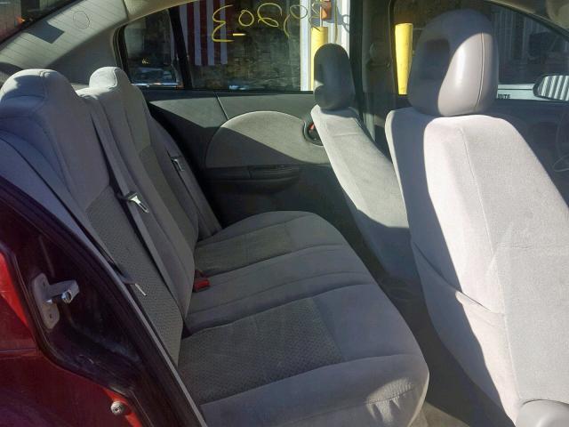 1G8AL55B47Z187651 - 2007 SATURN ION LEVEL MAROON photo 6