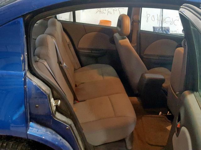 1G8AJ52F95Z161556 - 2005 SATURN ION LEVEL BLUE photo 6