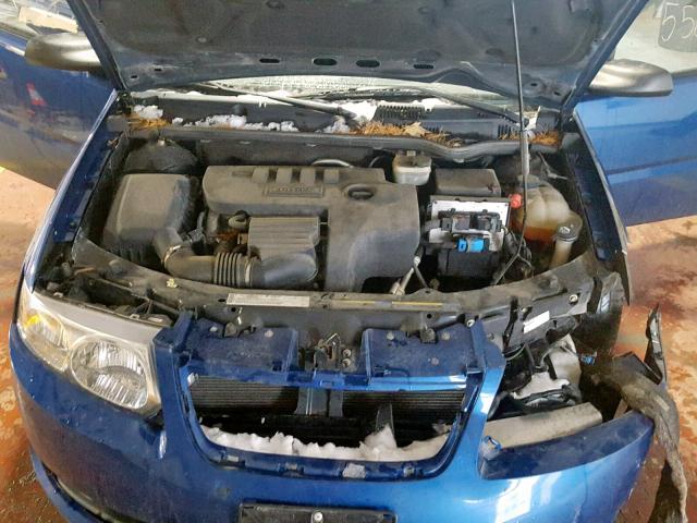 1G8AJ52F95Z161556 - 2005 SATURN ION LEVEL BLUE photo 7