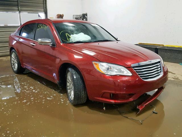 1C3CCBCB7CN230112 - 2012 CHRYSLER 200 LIMITE RED photo 1