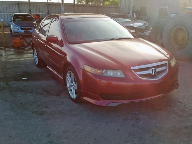 19UUA66274A003473 - 2004 ACURA TL RED photo 1