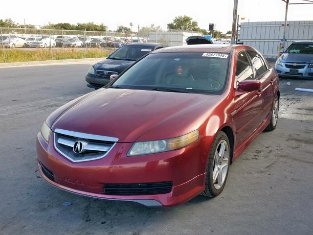 19UUA66274A003473 - 2004 ACURA TL RED photo 2