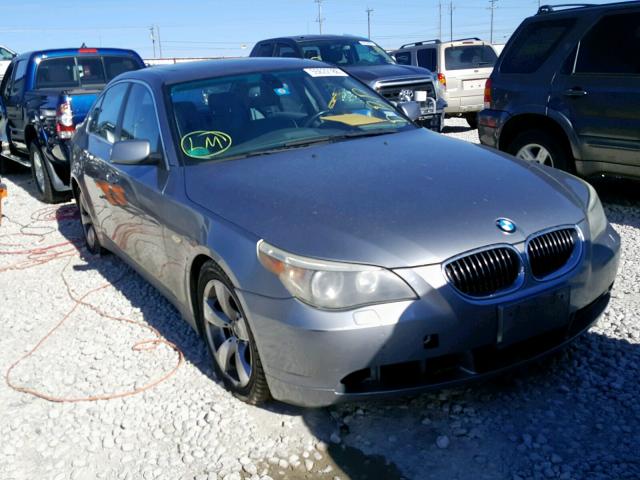 WBANE53556CK91322 - 2006 BMW 525 I GRAY photo 1