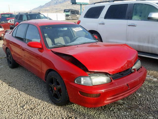 1Y1SK5369PZ028056 - 1993 GEO PRIZM BASE წითელი ფოტო 1