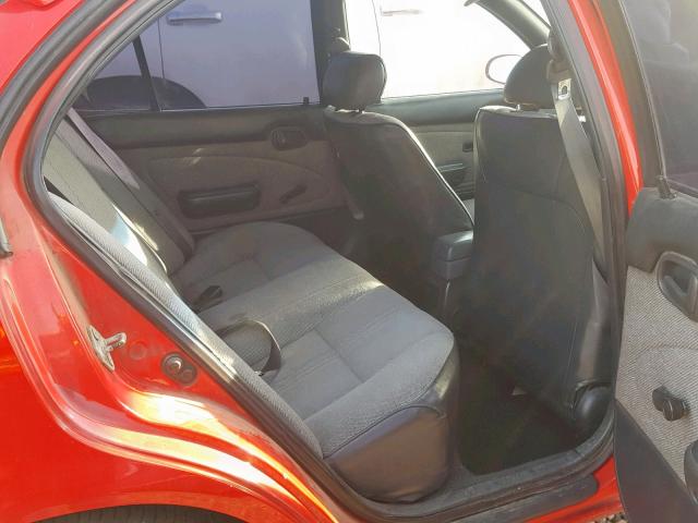 1Y1SK5369PZ028056 - 1993 GEO PRIZM BASE წითელი ფოტო 6