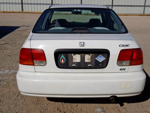 1HGEN1640WL000113 - 1998 HONDA CIVIC GX WHITE photo 9