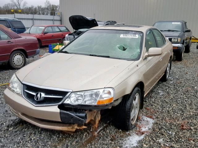 19UUA56603A019977 - 2003 ACURA 3.2TL GOLD photo 2