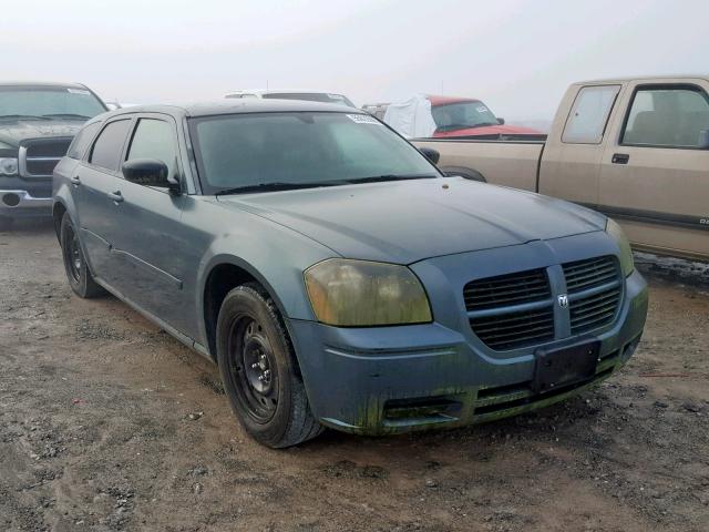 2D4FV47T36H154678 - 2006 DODGE MAGNUM SE GREEN photo 1