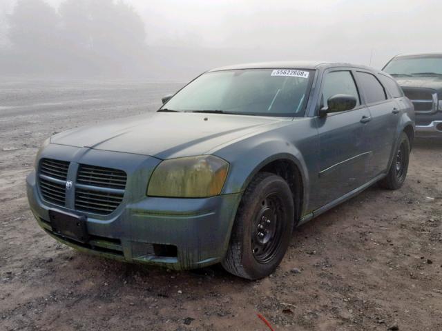 2D4FV47T36H154678 - 2006 DODGE MAGNUM SE GREEN photo 2