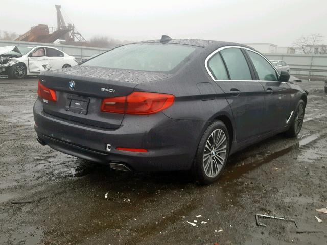 WBAJE7C58KWW00249 - 2019 BMW 540 XI GRAY photo 4