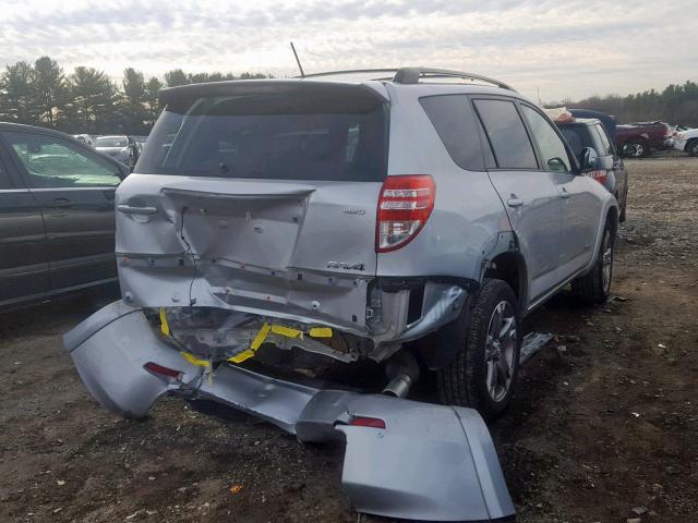 JTMRF4DV2B5042663 - 2011 TOYOTA RAV4 SPORT SILVER photo 4