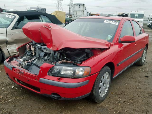 YV1RS61RX22110735 - 2002 VOLVO S60 RED photo 2