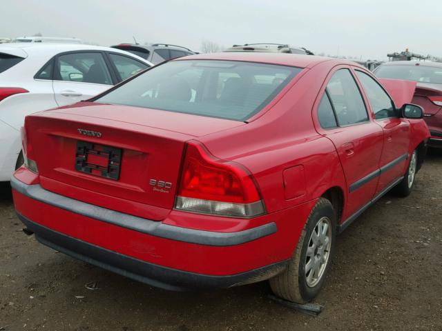 YV1RS61RX22110735 - 2002 VOLVO S60 RED photo 4