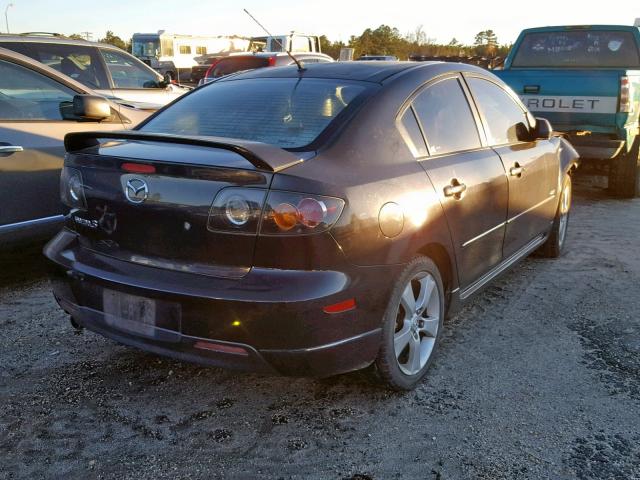 JM1BK323861489049 - 2006 MAZDA 3 S BLACK photo 4