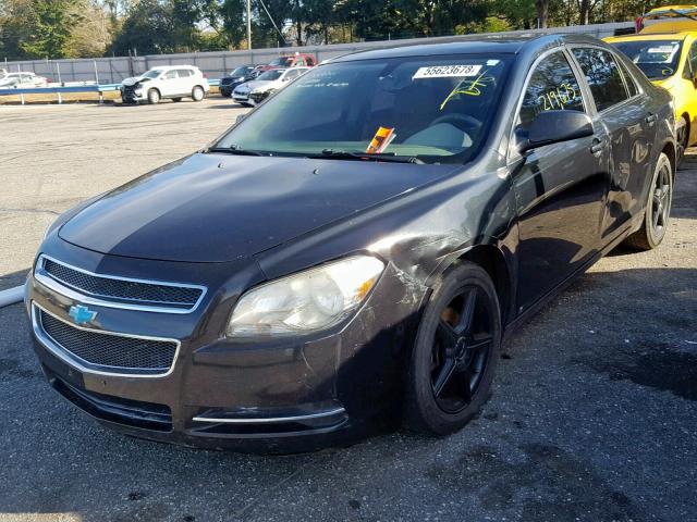 1G1ZG57B69F176125 - 2009 CHEVROLET MALIBU LS შავი ფოტო 2