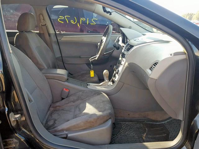 1G1ZG57B69F176125 - 2009 CHEVROLET MALIBU LS შავი ფოტო 5