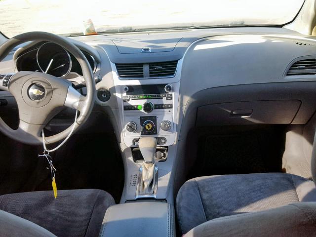 1G1ZG57B69F176125 - 2009 CHEVROLET MALIBU LS შავი ფოტო 9