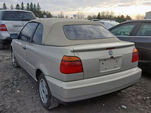 3VWAA81E1WM800755 - 1998 VOLKSWAGEN CABRIO BEIGE photo 3