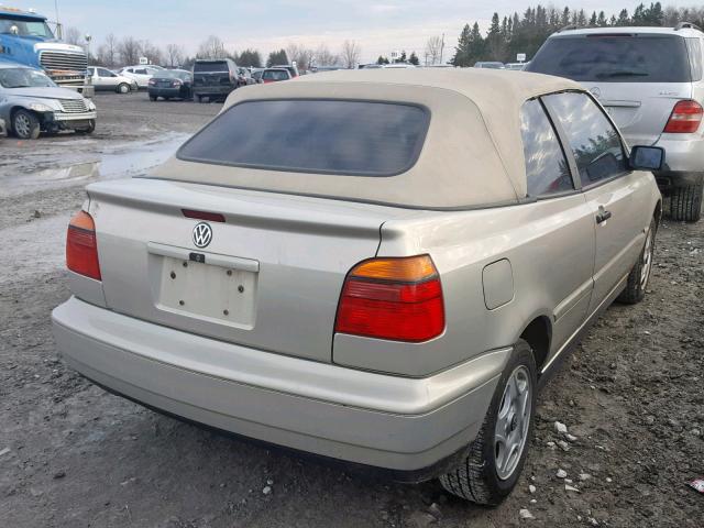 3VWAA81E1WM800755 - 1998 VOLKSWAGEN CABRIO BEIGE photo 4