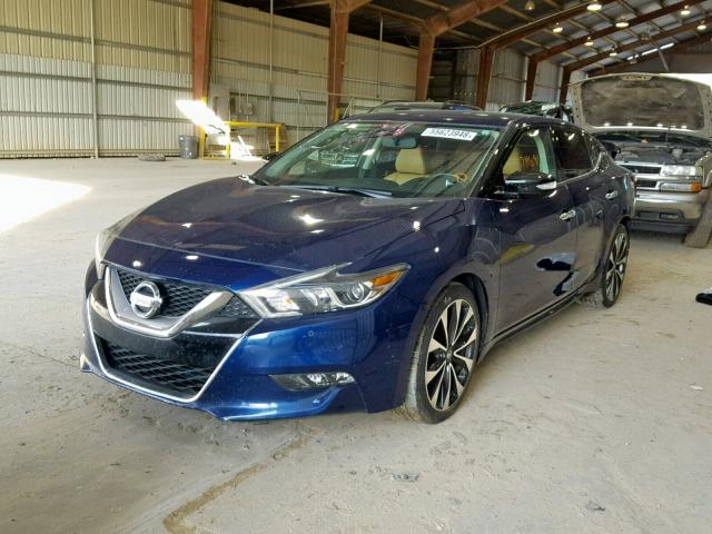 1N4AA6AP2GC422351 - 2016 NISSAN MAXIMA 3.5 BLUE photo 2