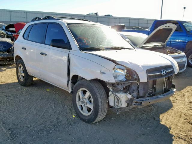 KM8JM12B56U373951 - 2006 HYUNDAI TUCSON GL WHITE photo 1