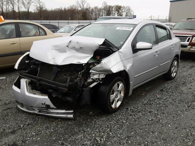 3N1AB61E88L628420 - 2008 NISSAN SENTRA 2.0 SILVER photo 2