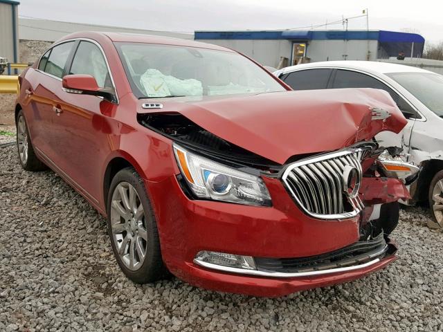 1G4GD5G36EF165860 - 2014 BUICK LACROSSE P RED photo 1