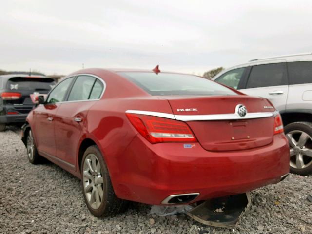 1G4GD5G36EF165860 - 2014 BUICK LACROSSE P RED photo 3