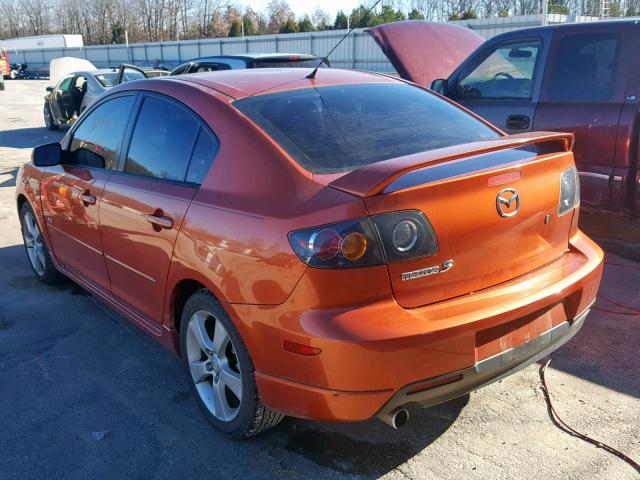 JM1BK123041191127 - 2004 MAZDA 3 S ORANGE photo 3