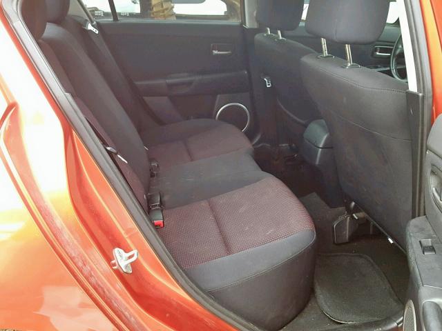 JM1BK123041191127 - 2004 MAZDA 3 S ORANGE photo 6