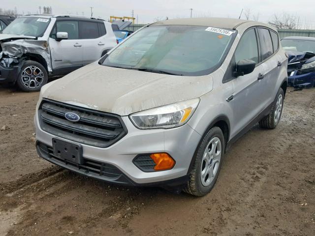 1FMCU0F73HUD44363 - 2017 FORD ESCAPE S SILVER photo 2