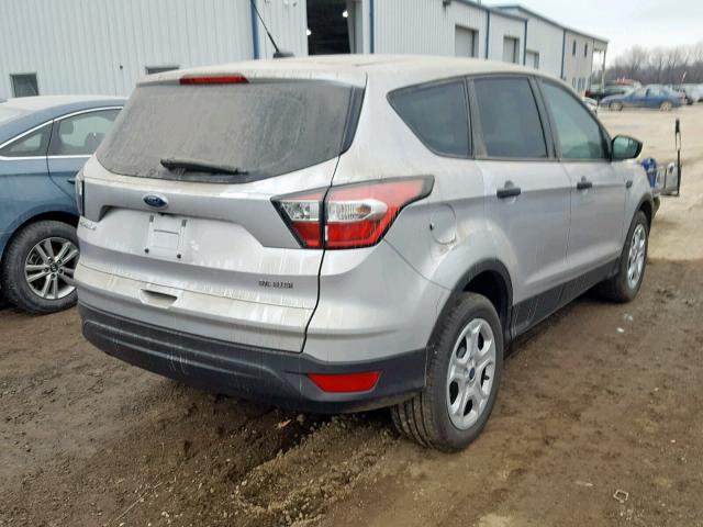 1FMCU0F73HUD44363 - 2017 FORD ESCAPE S SILVER photo 4