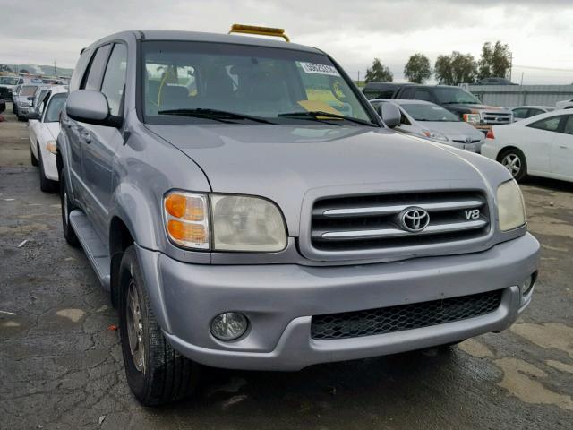 5TDZT38A51S051165 - 2001 TOYOTA SEQUOIA LI SILVER photo 1