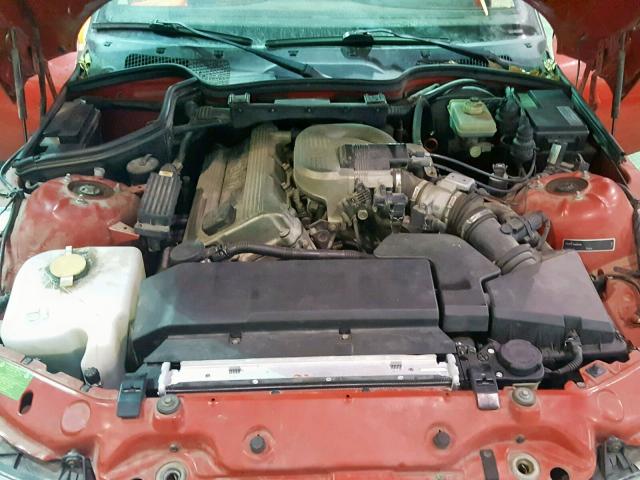 4USCH7324VLB84535 - 1997 BMW Z3 1.9 RED photo 7