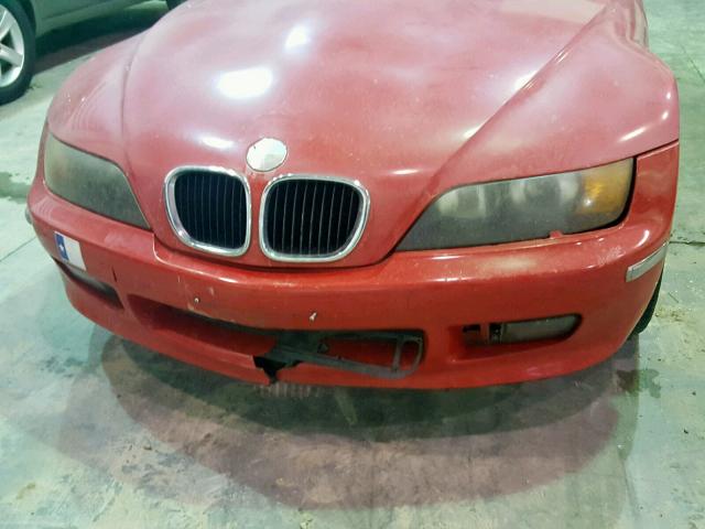 4USCH7324VLB84535 - 1997 BMW Z3 1.9 RED photo 9