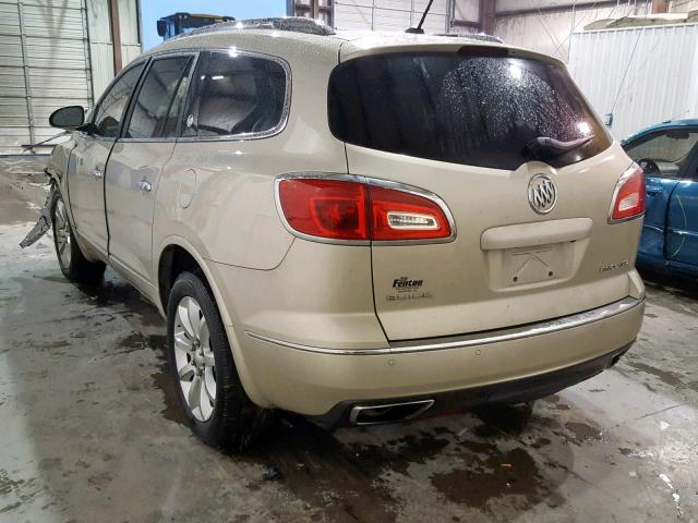 5GAKRCKD1FJ171229 - 2015 BUICK ENCLAVE TAN photo 3