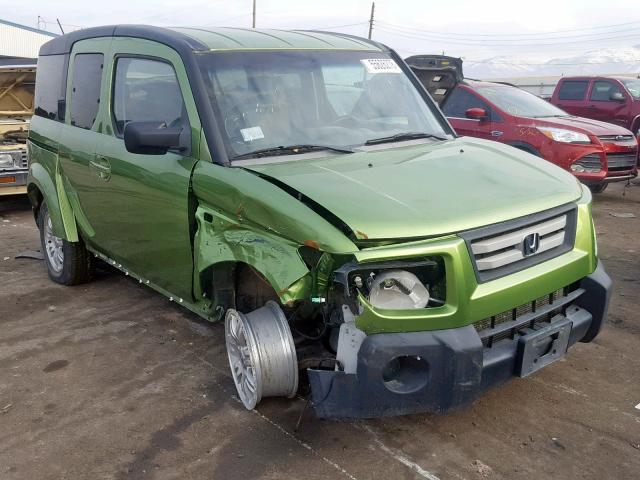 5J6YH28797L016192 - 2007 HONDA ELEMENT EX GREEN photo 1