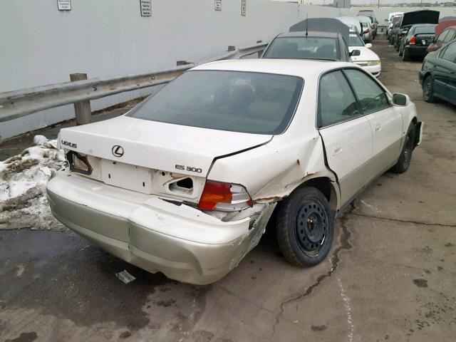 JT8BF28G5X0211479 - 1999 LEXUS ES 300 WHITE photo 4