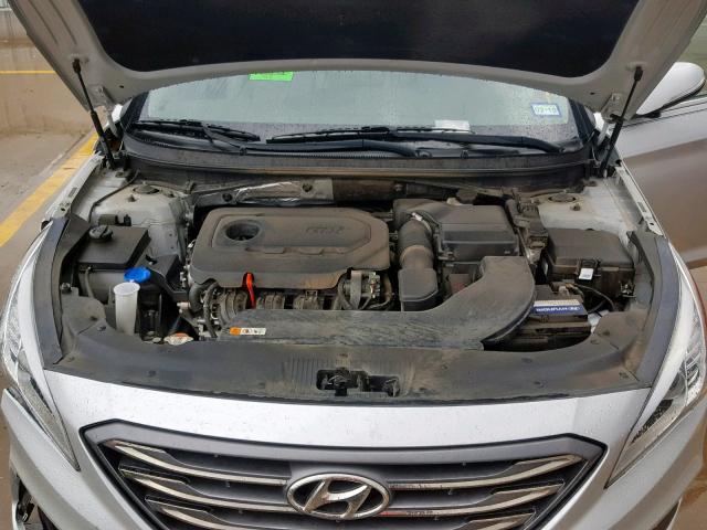 5NPE34AF5FH069608 - 2015 HYUNDAI SONATA SPO SILVER photo 7