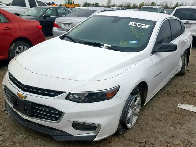 1G1ZB5ST1HF258843 - 2017 CHEVROLET MALIBU LS 白色 照片 2