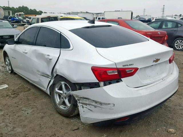 1G1ZB5ST1HF258843 - 2017 CHEVROLET MALIBU LS 白色 照片 3
