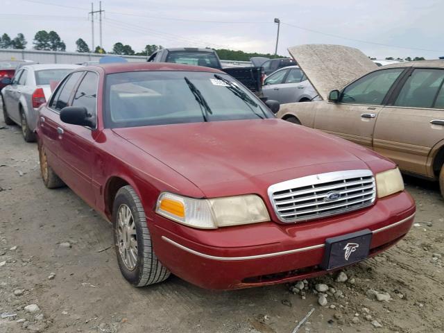 2FAFP74W03X180637 - 2003 FORD CROWN VICT BURGUNDY photo 1