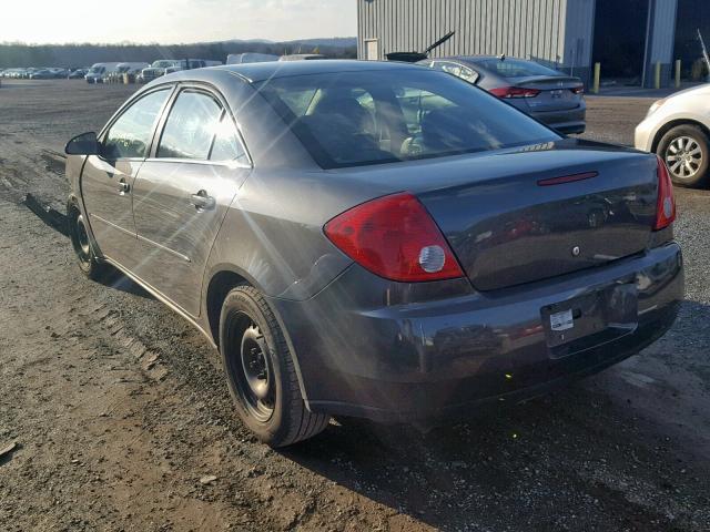 1G2ZF58B174219999 - 2007 PONTIAC G6 VALUE L GRAY photo 3